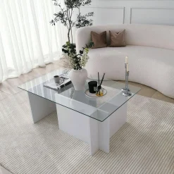 Tavolino da salotto Teti, 105x65h40 cm,<Dmora Discount
