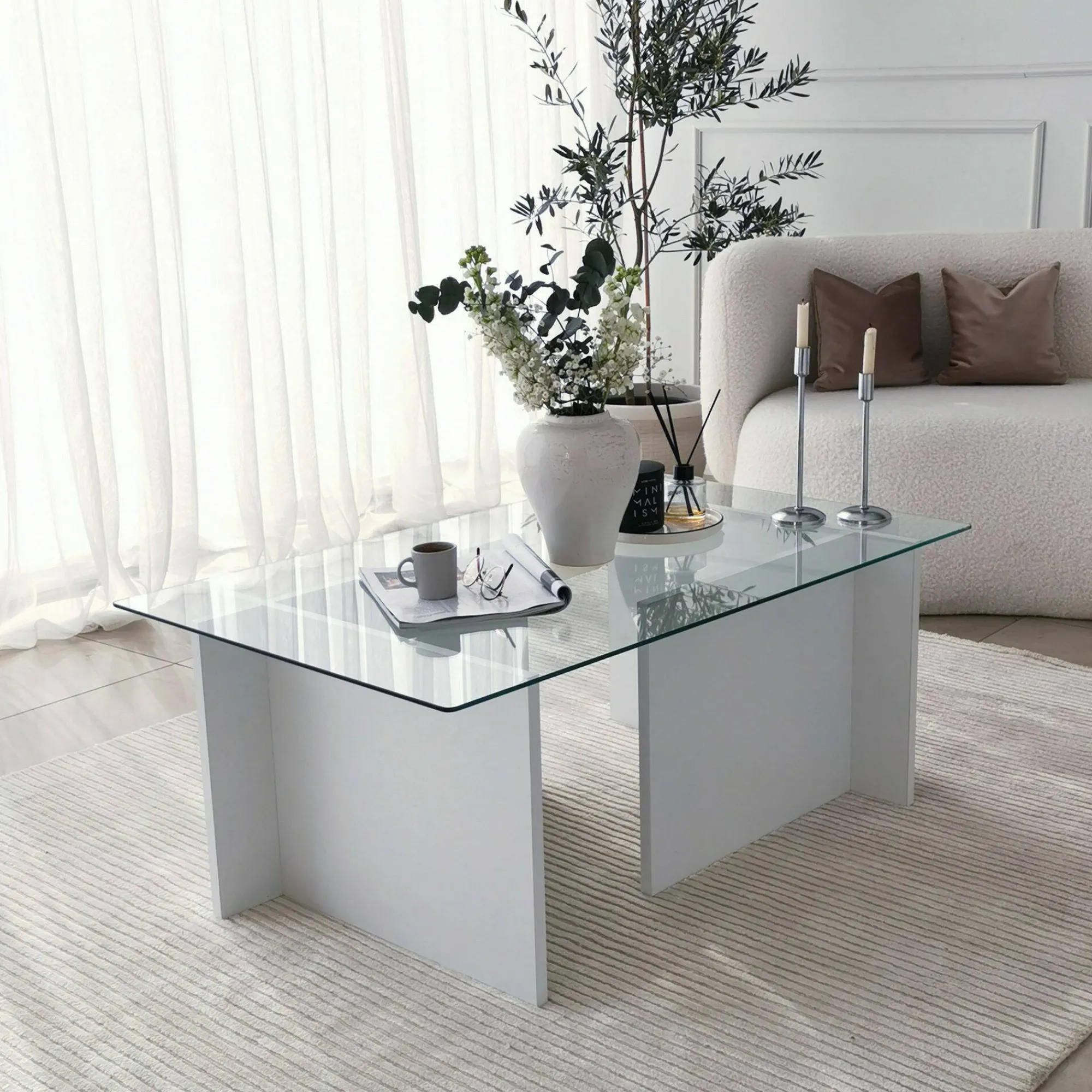 Tavolino da salotto Teti, 105x65h40 cm,<Dmora Discount