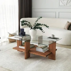 Tavolino da salotto Tomiri, 105x60h40 cm,<Dmora Flash Sale