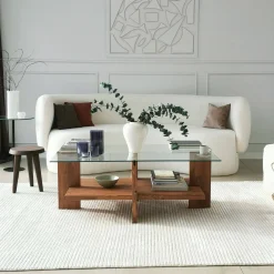 Tavolino da salotto Tomiri, 105x60h40 cm,<Dmora Flash Sale