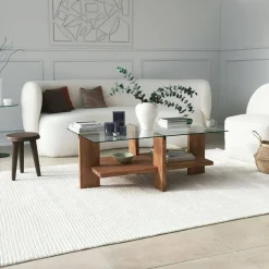 Tavolino da salotto Tomiri, 105x60h40 cm,<Dmora Flash Sale