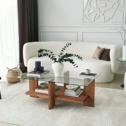 Tavolino da salotto Tomiri, 105x60h40 cm,<Dmora Flash Sale