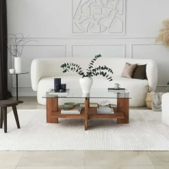 Tavolino da salotto Tomiri, 105x60h40 cm,<Dmora Flash Sale