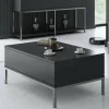 Tavolino da salotto Vespero, 90x60h40 cm, Antracite e Argento<Dmora Cheap