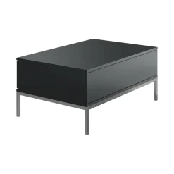 Tavolino da salotto Vespero, 90x60h40 cm, Antracite e Argento<Dmora Cheap