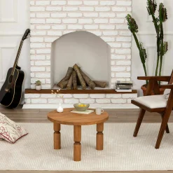 Tavolino da salotto Victorine, 60x60h40 cm,<Dmora Fashion