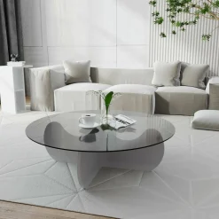 Tavolino da salotto Willow, 90x90h30 cm,<Dmora New