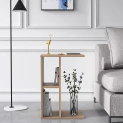 Tavolino moderno verticale, cm 40 x 30 x 59, colore<Dmora Best Sale