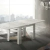 Tavolo allungabile Airin, cm 90x90h75,<Dmora New