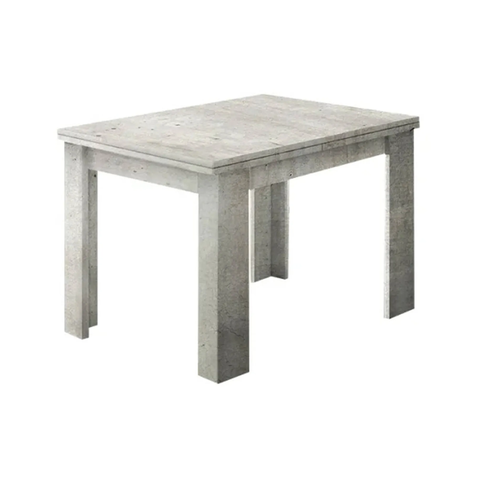 Tavolo allungabile Airin, cm 90x90h75,<Dmora New