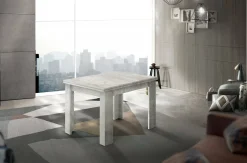 Tavolo allungabile Airin, cm 90x90h75,<Dmora New