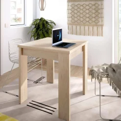 Tavolo allungabile Alamaro, 79/134x67h79 cm,<Dmora Online