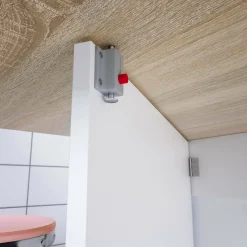 Tavolo allungabile Arid, 31x77h78 cm, Bianco e Rovere<Dmora Hot