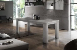 Tavolo allungabile Arizon, cm 140/190x90h75,<Dmora Hot