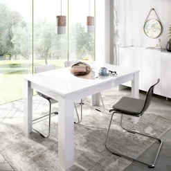 Tavolo allungabile Dencio, 140/190x90h77 cm,<Dmora New