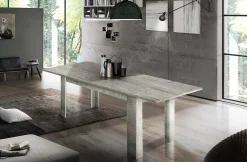 Tavolo allungabile Dkayod, cm 120/170x90h75,<Dmora Clearance