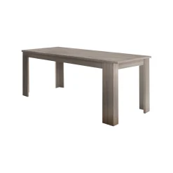 Tavolo allungabile Dkayod, cm 120/170x90h75, Olmo perla<Dmora Discount