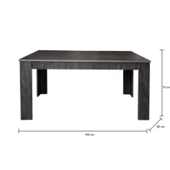 Tavolo allungabile Dpanic, 160/220x88h75 cm,<Dmora Cheap