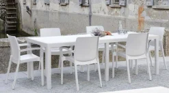 Tavolo da esterno Abbaviva, 150/220x90h72 cm,<Dmora New