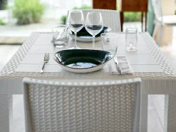 Tavolo da esterno Acqua, 80x80h74 cm,<Dmora Sale