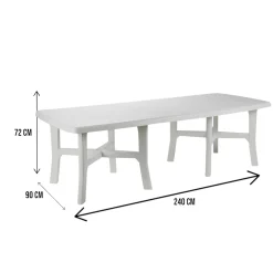Tavolo da esterno Adonas, 160x90h72 cm,<Dmora Cheap