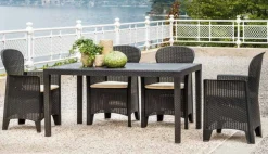Tavolo da esterno Ariana, 150x90h72 cm,<Dmora Clearance