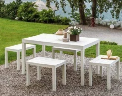 Tavolo da esterno Asar, 138x78h72 cm,<Dmora Flash Sale