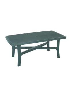 Tavolo da esterno Aversa, Tavolo rettangolare da pranzo, Tavolo da giardino fisso multiuso, 100% Made in Italy, Cm 180x100h72,<Dmora Outlet
