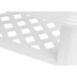 Tavolo da esterno Cerignola, Tavolino con portariviste, Tavolino da giardino multiuso, 100% Made in Italy, Cm 90x60h46,<Dmora Sale