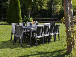 Tavolo da esterno Dmains, 150/220x90h72 cm,<Dmora Shop