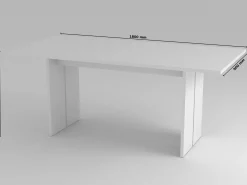 Tavolo fisso Alibi, cm 160x90h75,<Dmora Best Sale