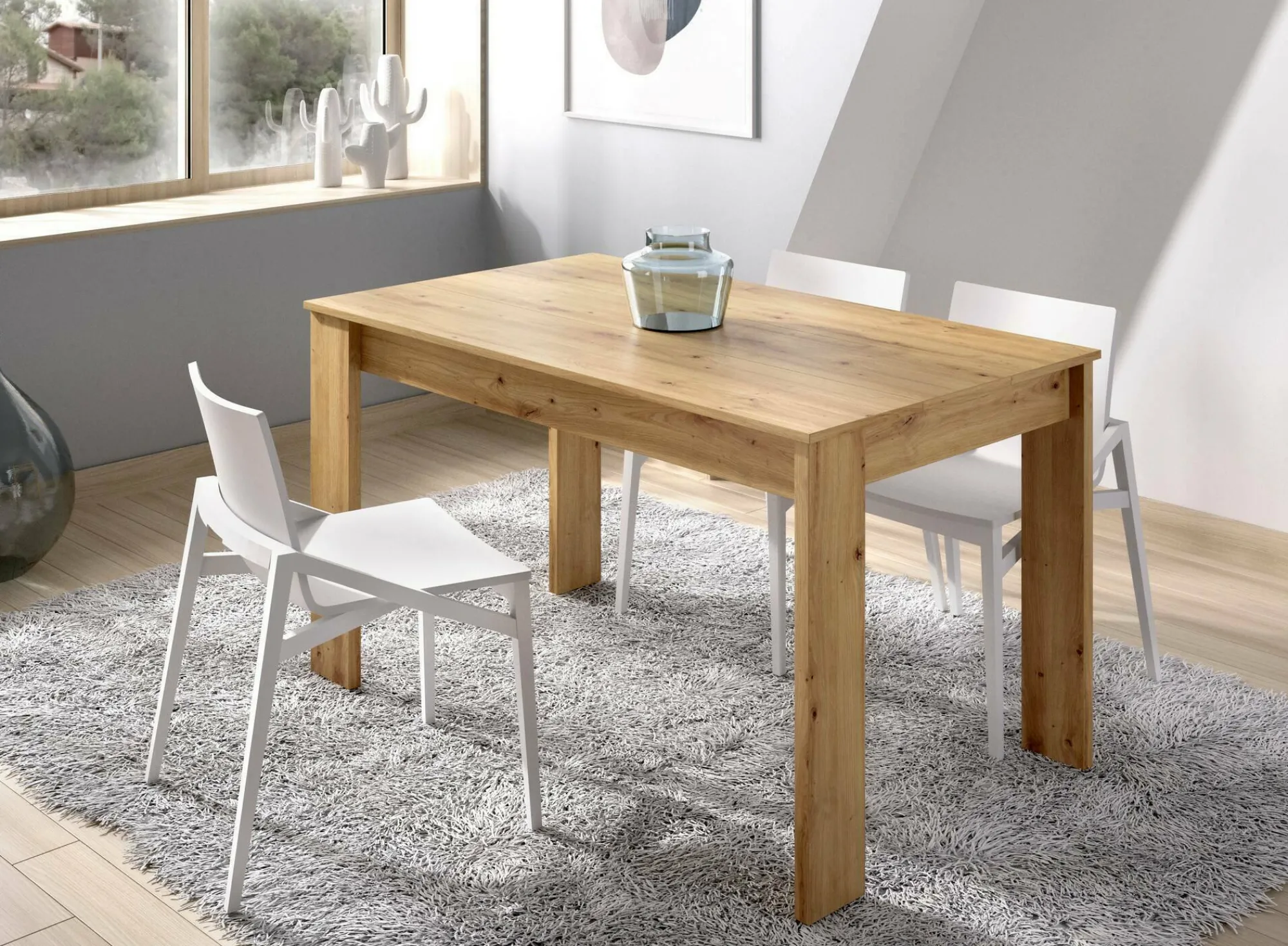 Tavolo fisso Alois, 139x81h77 cm,<Dmora Hot