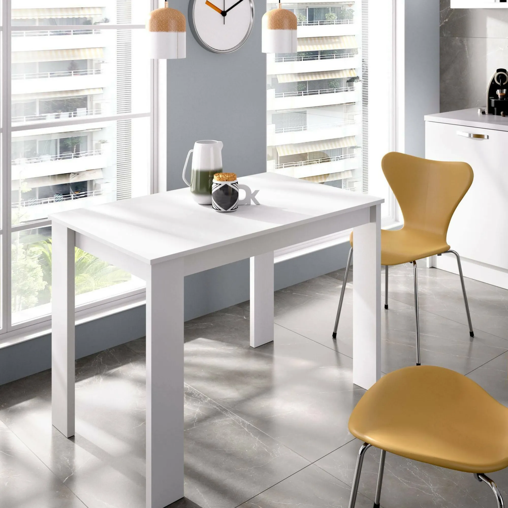 Tavolo fisso Amaranthya, 110x67h77 cm,<Dmora Best