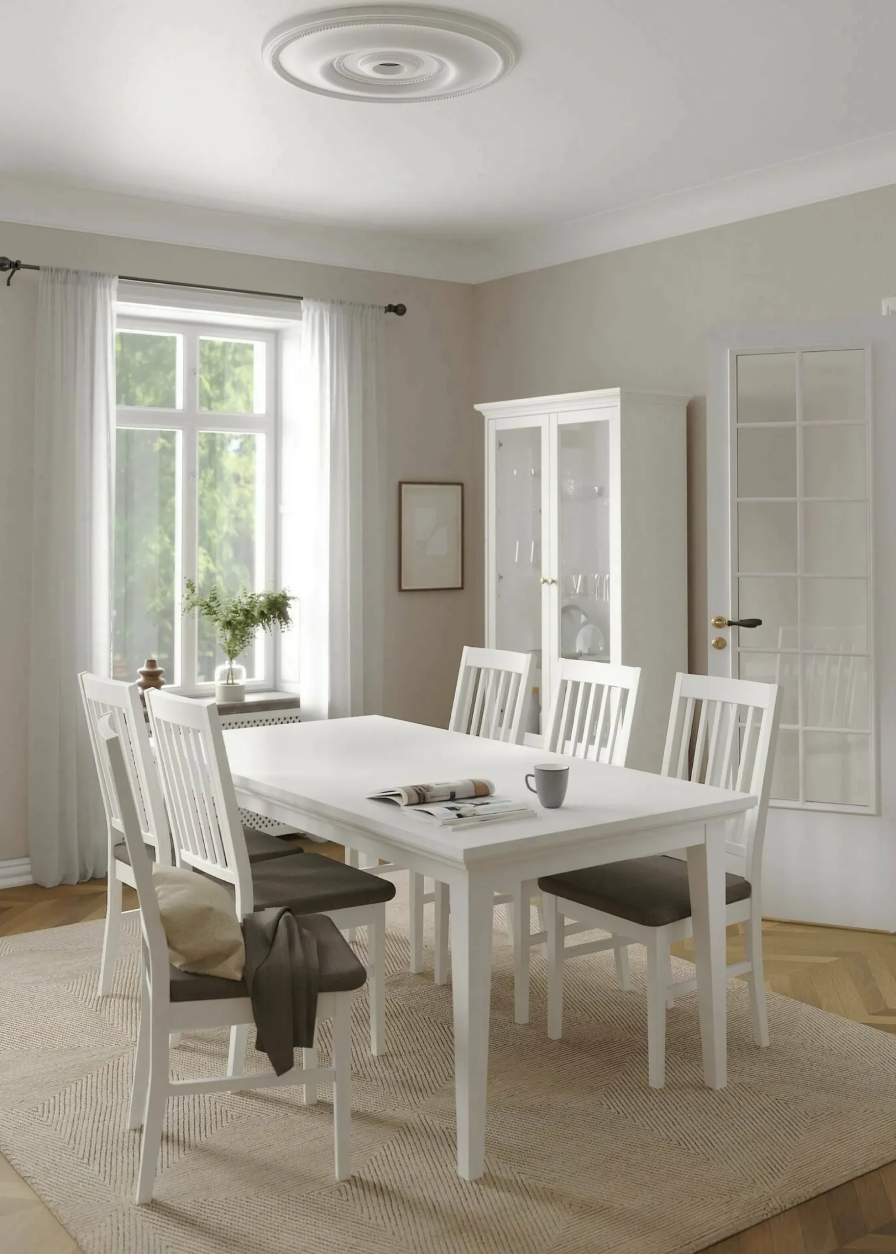Tavolo fisso Arvier, 95x180 h76 cm,<Dmora Best