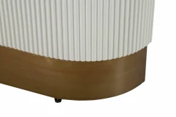 Tavolo fisso Brian, 180x90 h76 cm, Bianco e Marrone<Dmora Cheap
