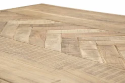 Tavolo fisso Deller, 180x90 h77 cm, Marrone e Nero<Dmora Sale