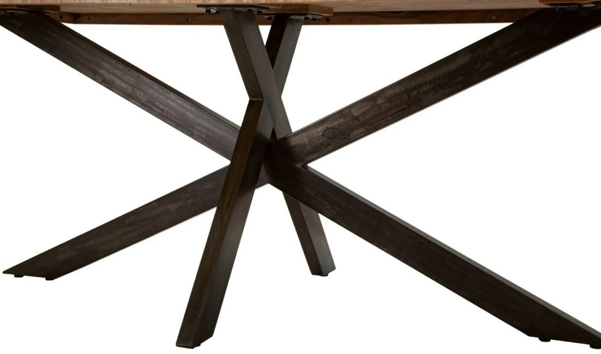 Tavolo fisso Deller, 180x90 h77 cm, Marrone e Nero<Dmora Sale