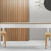 Tavolo fisso Dindga, 180x60 h80 cm, Bianco e Marrone<Dmora Clearance
