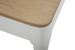 Tavolo fisso Dindga, 180x60 h80 cm, Bianco e Marrone<Dmora Clearance