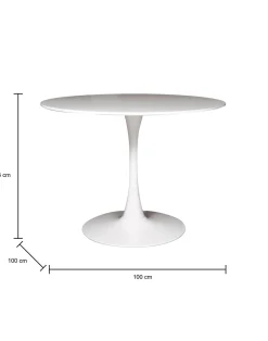 Tavolo fisso Dpavard, 100x100h75 cm,<Dmora Fashion
