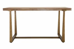 Tavolo fisso Kazimir, Oro e Marrone, 150x90 h78 cm<Dmora Cheap