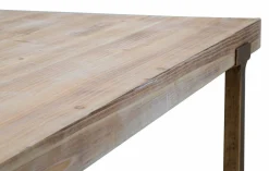 Tavolo fisso Kazimir, Oro e Marrone, 150x90 h78 cm<Dmora Cheap
