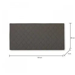 Testiera letto Acca, Cm 130x60,<Dmora Outlet
