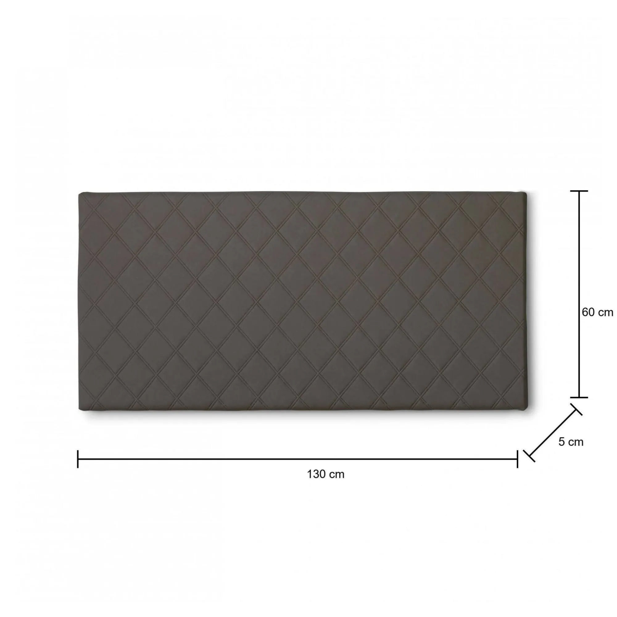 Testiera letto Acca, Cm 130x60,<Dmora Outlet