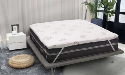 Topper matrimoniale Afella, Anti acaro e Anallergico, Cm 160x190h5<Dmora Store