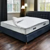 Topper piazza e mezza Astracan, 100% Made in Italy, 120x200xh5 cm<Dmora Discount