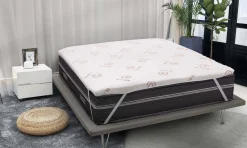 Topper singolo Ando, Anti acaro e Anallergico, Cm 80x190h5<Dmora Store