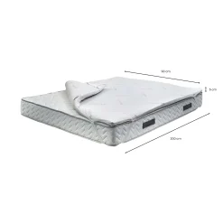 Topper singolo Delfina, 100% Made in Italy, 90x200xh5 cm<Dmora Cheap