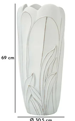 Vaso Brabbia, 31x31 h69 cm,<Dmora Discount