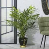 Vaso Hamilton, Nero e Oro, 25x25 h25 cm<Dmora New